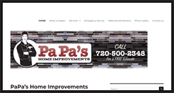 Desktop Screenshot of papashomeimprovements.com